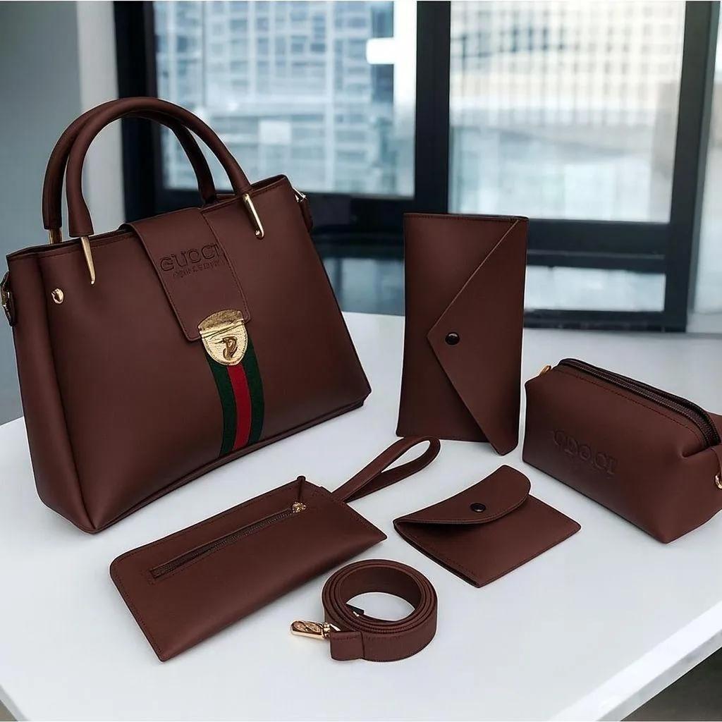 π 5-Piece Handbag Set for Women β Elegant Black Combo π€