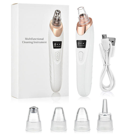 Professional Blackhead Remover Vacuum – Deep Cleansing Pore Cleaner | 5 Heads Acne Suction Device for Face Care